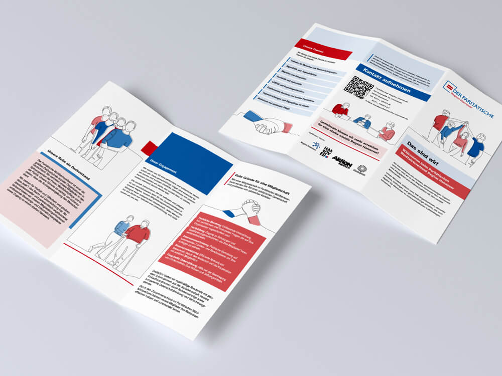 Flyer des Paritätischen Region Hannover